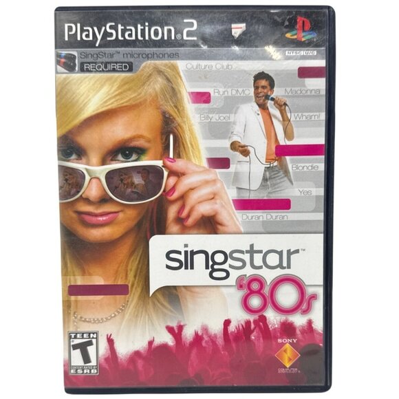 Singstar 80s PlayStation 2 Game - Picture 1 of 3